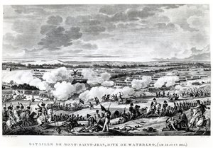 Bitwa pod Waterloo, 18 czerwca 1815 autorstwa Carle Vernet
